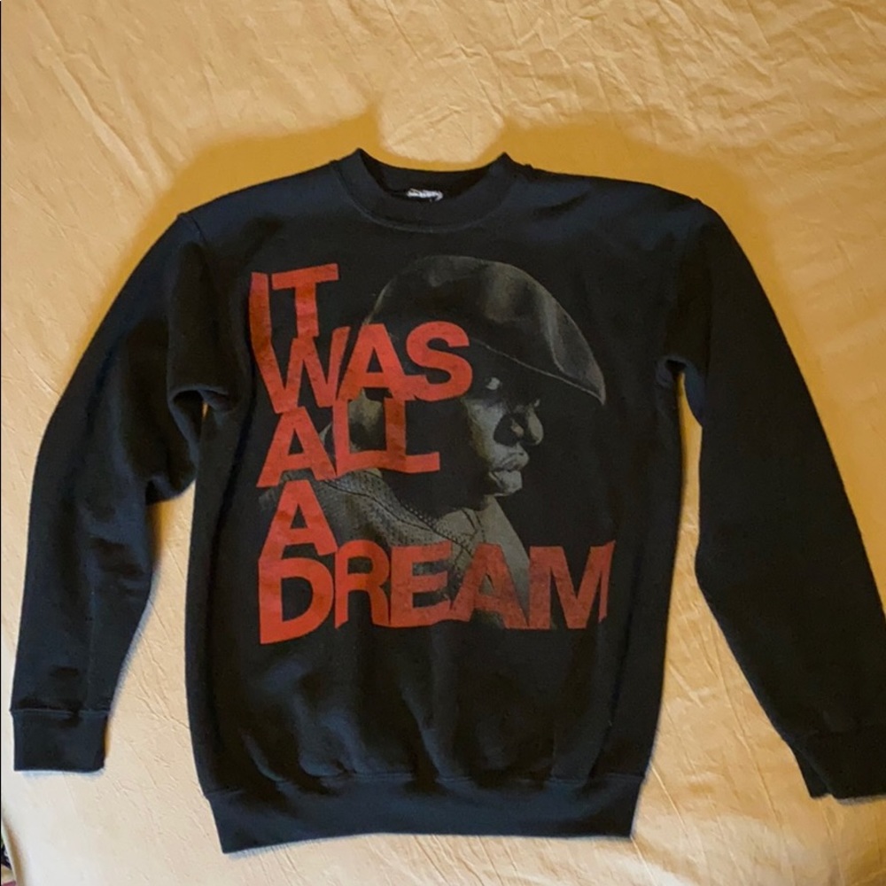 Notorious BIG crew neck sweatshirt